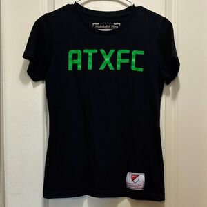 Mitchell & Ness medium ladies Black Shirt with MLS nostalgia co ATXFC Design